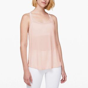 Lululemon City Soul Tank Butter Pink Size 4